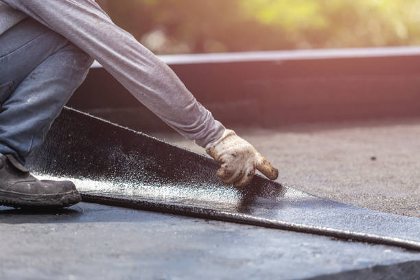 Professional Waterproofing technician working in Lovettsville, VA